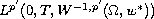 $L^{p'}(0,T,W^{-1,p'}(\Omega,w^*))$