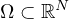 $\Omega\subset\mathbb{R}^N$